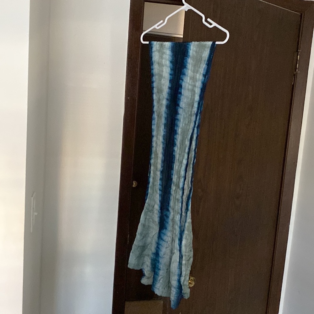Eileen Fisher Shibori Silk Scarf Made in Japan